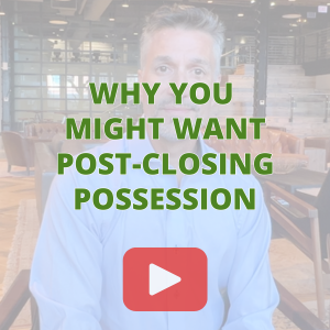 Asking for post-closing possession